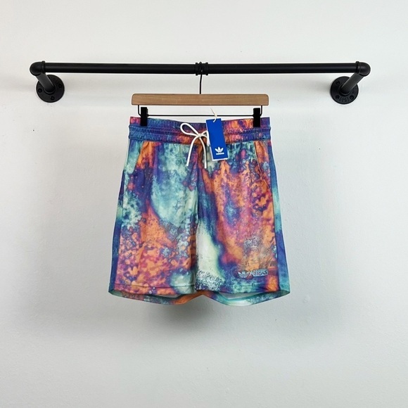 NWT Adidas Mens Allover Print Mesh Shorts - Picture 5 of 10